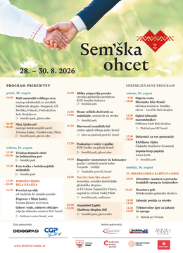 Semška ohcet 2026 program
